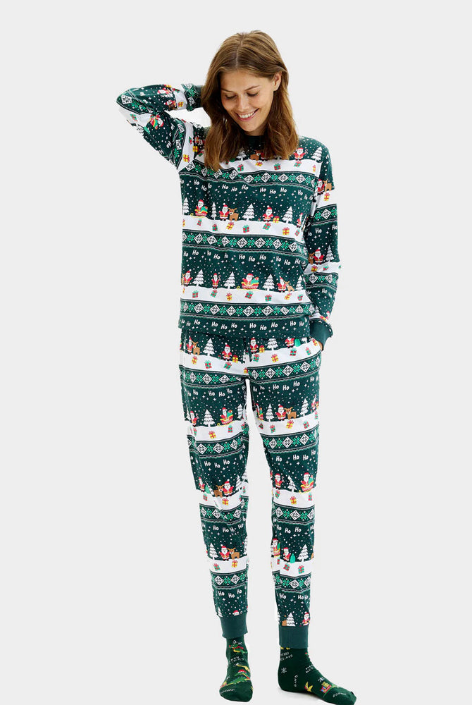 Pijama de Navidad para Mujer Green Jolly Christmas