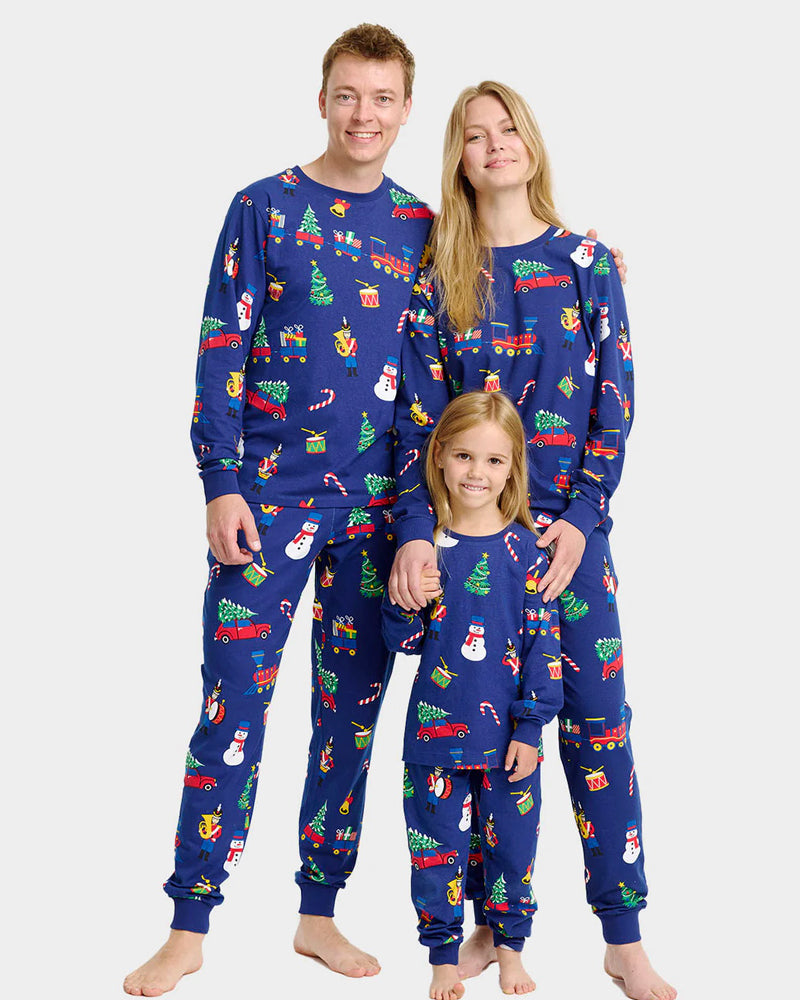 Pijama de Navidad para Niños y Familia Juguetes Navideños