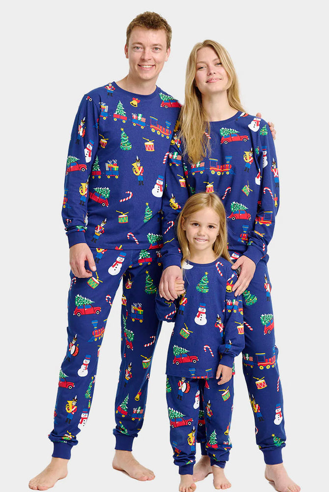 Pijama de Navidad para Niños y Familia Juguetes Navideños