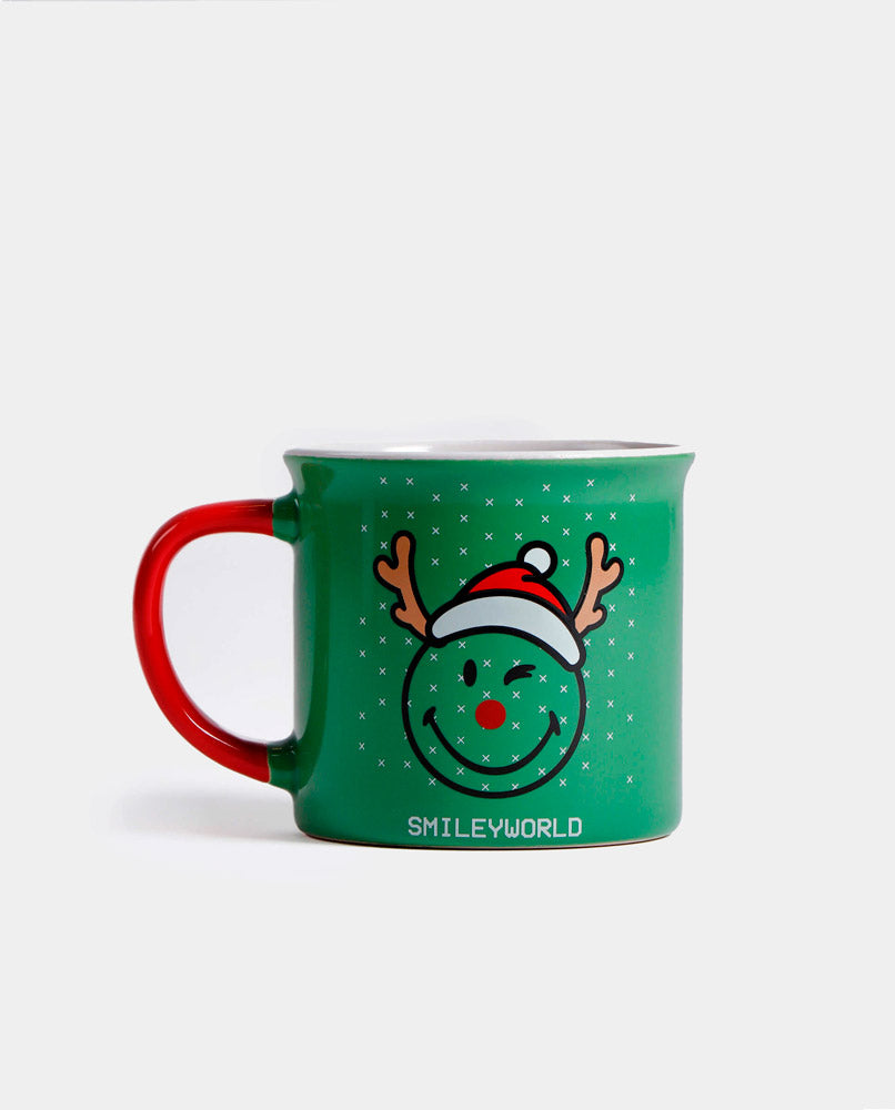 Calzoncillo Boxer Hombre Smile Taza a Juego verde