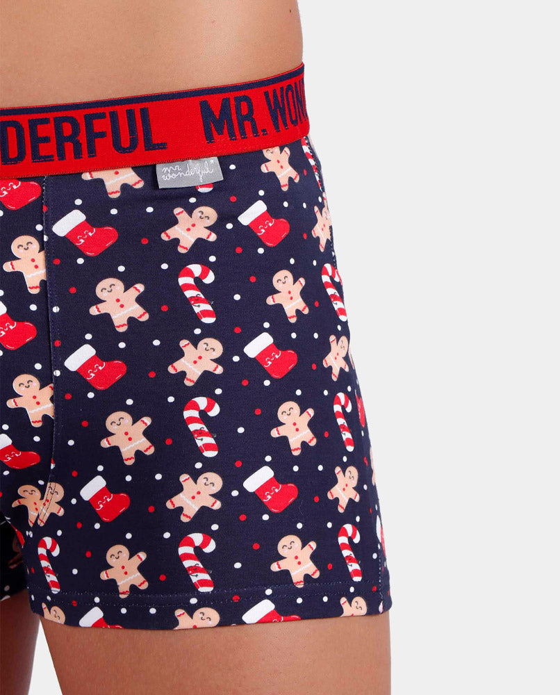 Calzoncillo Boxer Mr Wonderful Galletitas Bastones