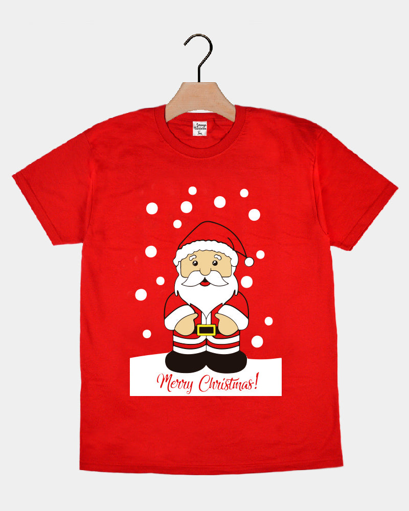 Camiseta Navideña Merry Christmas Papá Noel