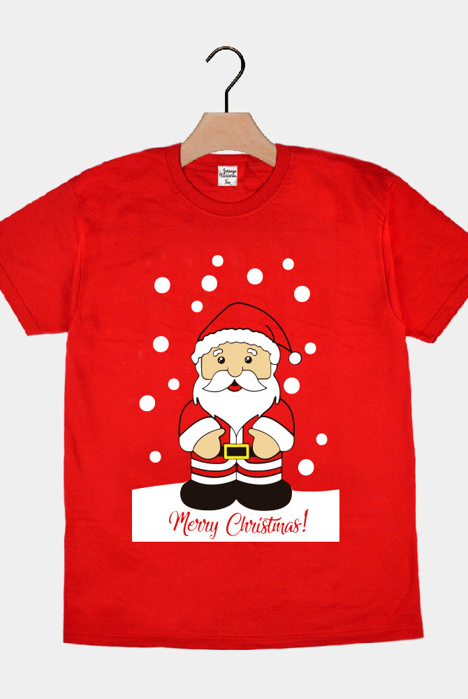 Camiseta Navideña Merry Christmas Papá Noel