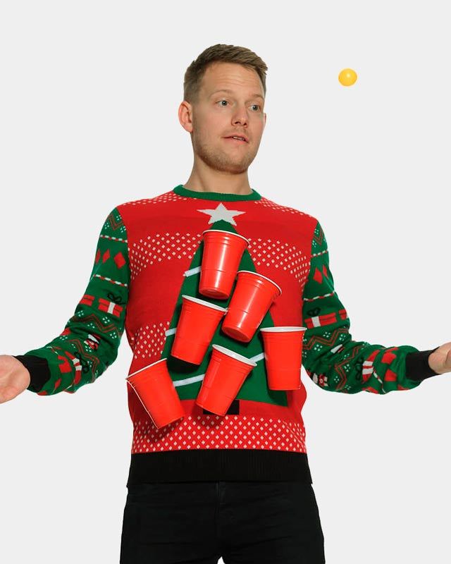 Jersey Navideño Beerpong Hombre