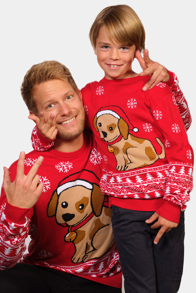 Jersey Navideño Familia con Perrito