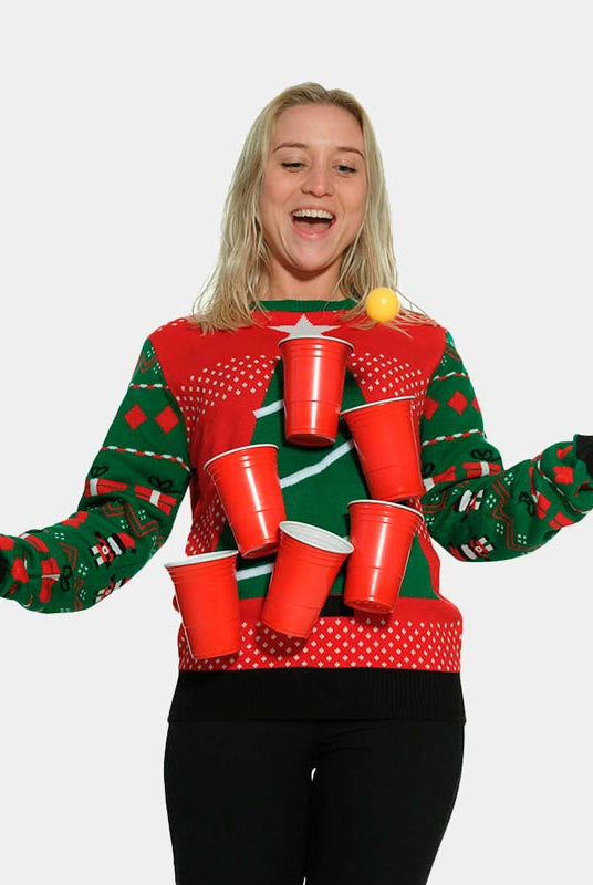 Jersey Navideño Mujer Beerpong