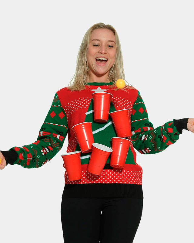 Jersey Navideño Mujer Beerpong