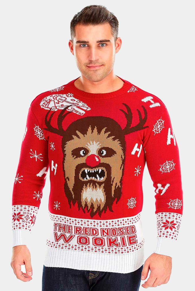 Jersey Navideño Hombre Chewbacca Star Wars