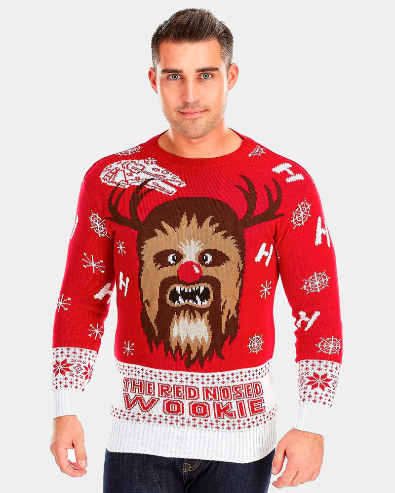 Jersey Navideño Hombre Chewbacca Star Wars