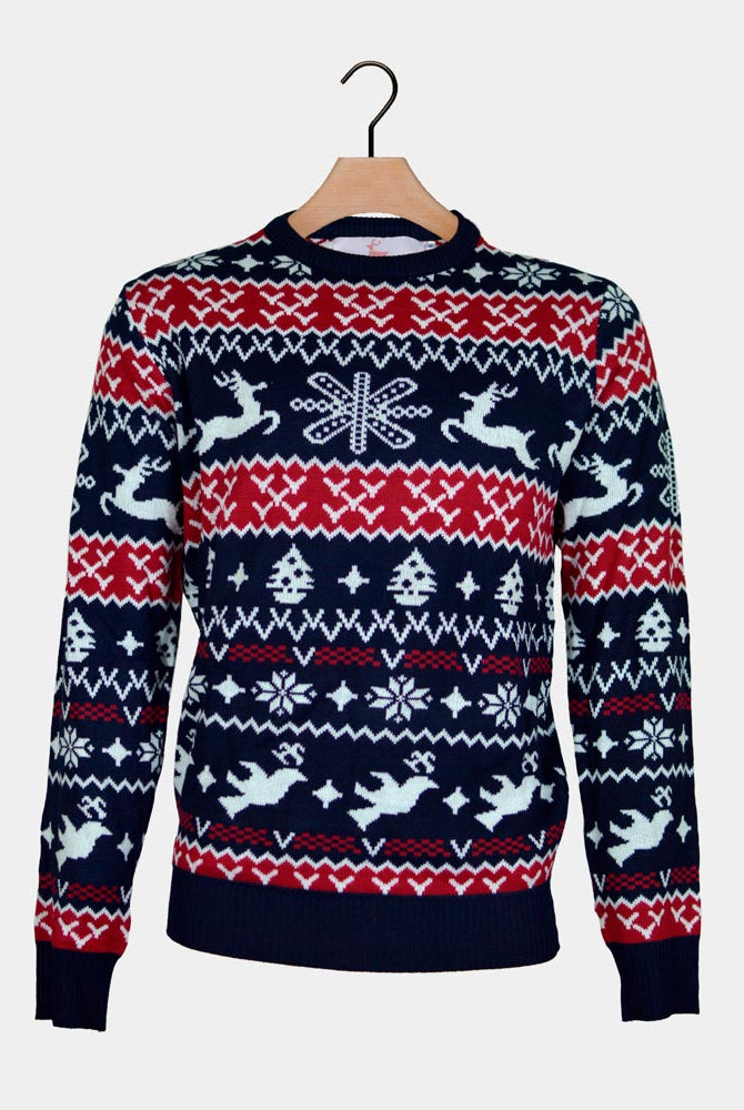 Jersey de Navidad para Hombre Renos y Motivos Navideños