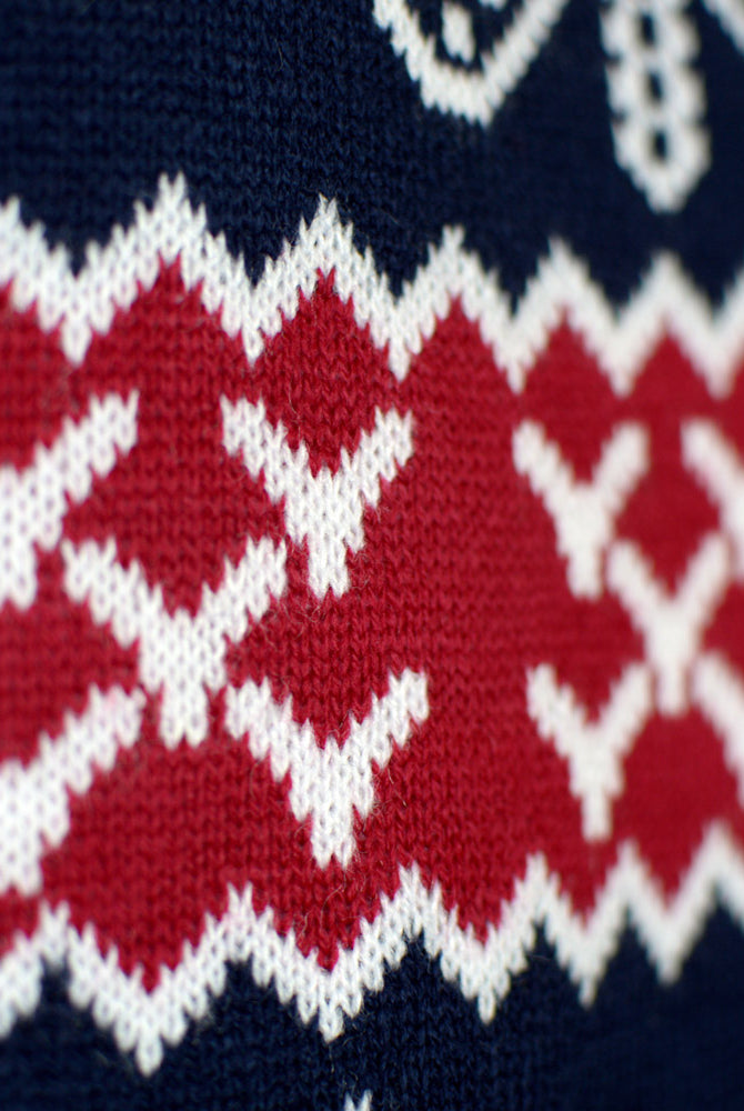Jersey de Navidad para Mujer Renos y Motivos Navideños Detalle