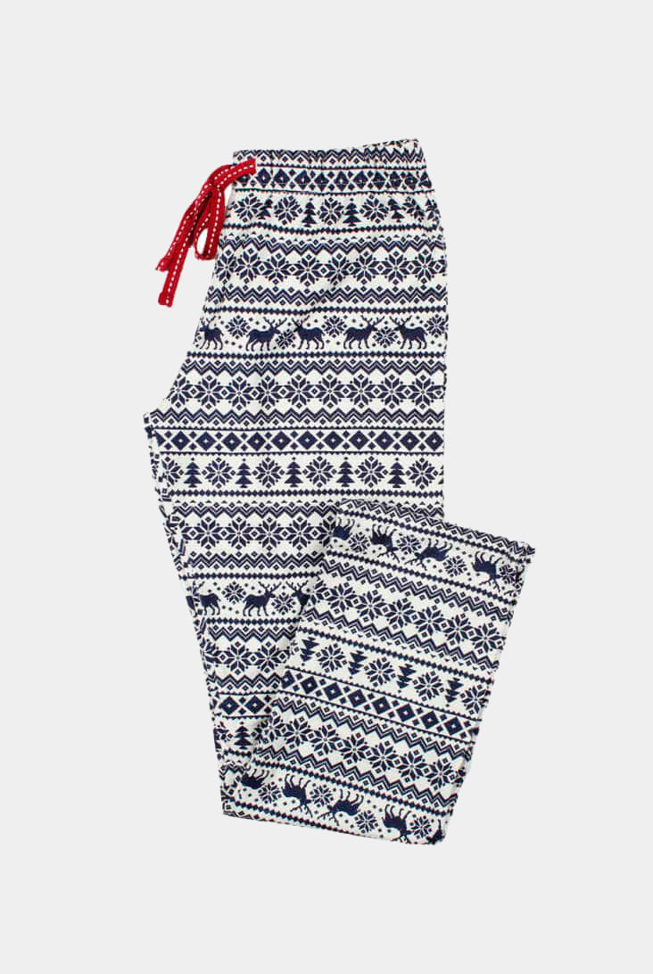 Pantalón Pijama de Navidad Niño Azul Marino Winter Is Coming