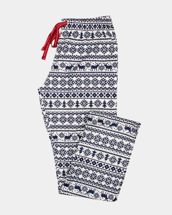 Pantalón Pijama de Navidad Niño Azul Marino Winter Is Coming