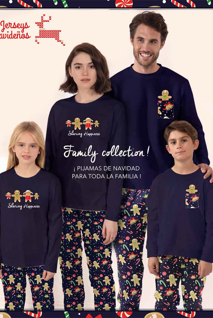 Pijama Navideño Familia Sharing Happiness