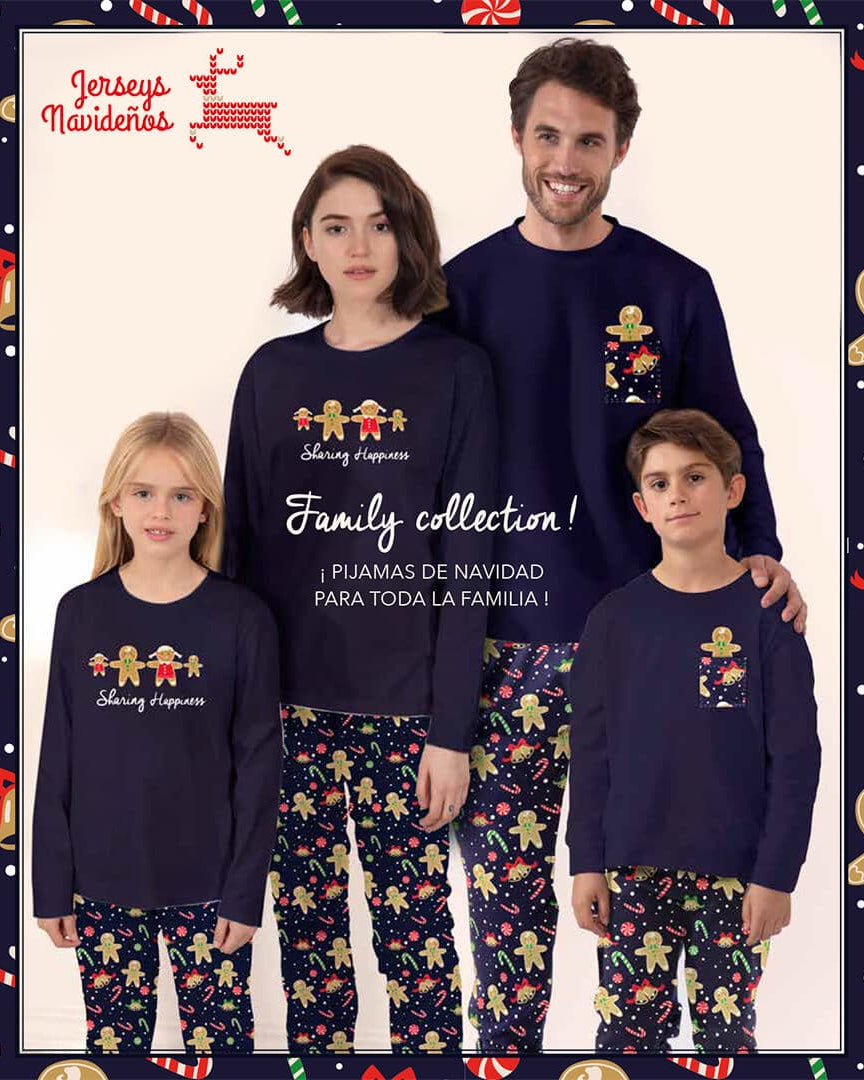 Pijama Navideño Familia Sharing Happiness