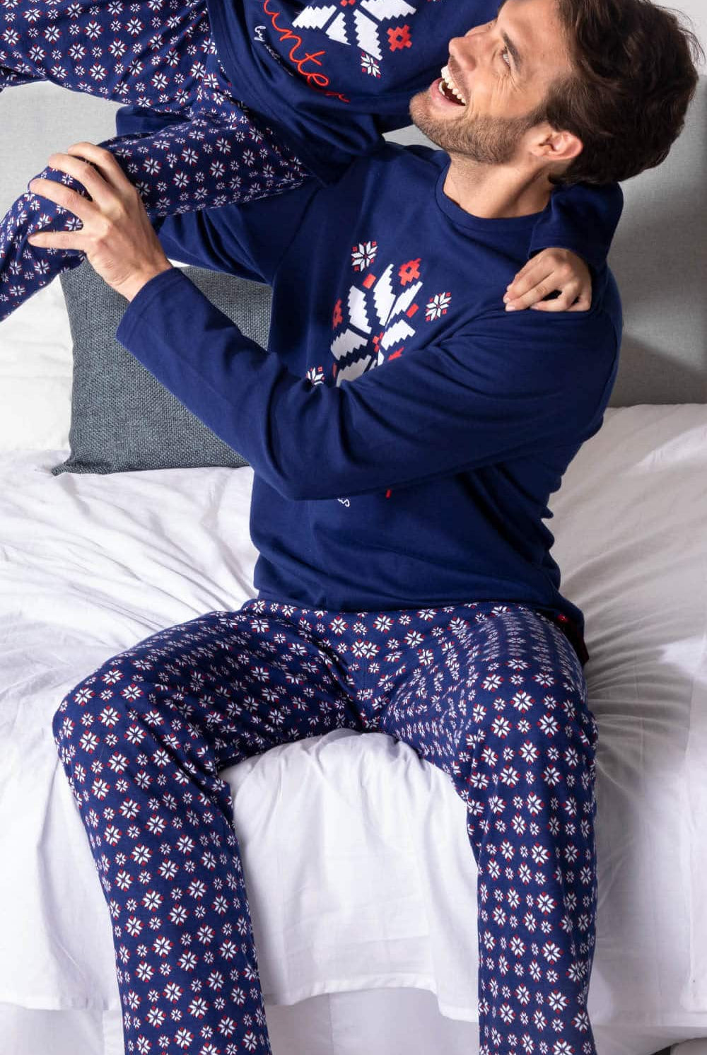 Pijama Navideño Hombre Let it Snow