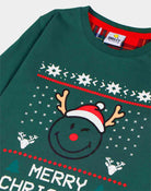 Pijama Navideño Hombre Smile Camiseta detalle
