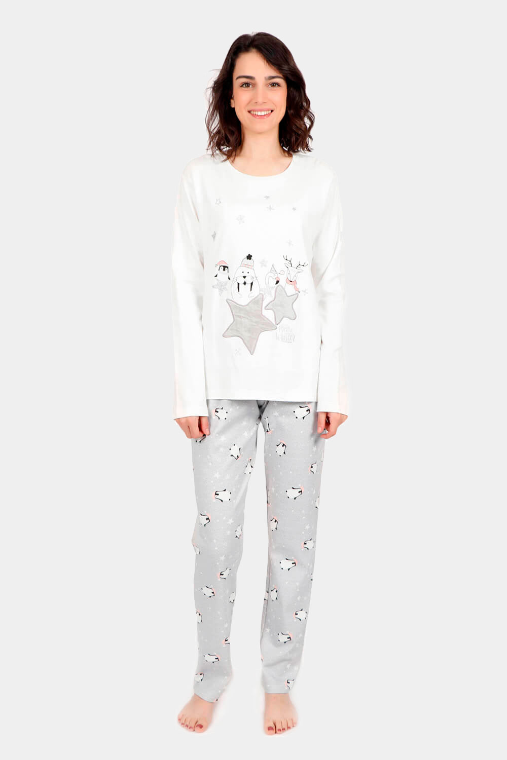 Pijama Navideño Mujer Hello Winter