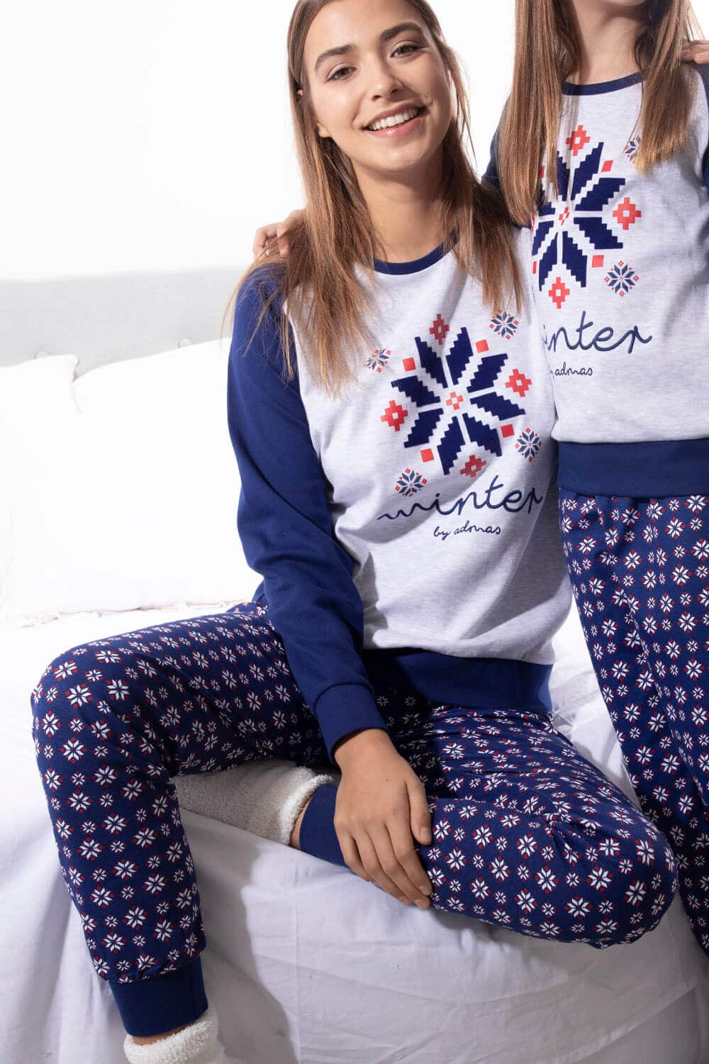 Pijama Navideño Mujer Let it Snow