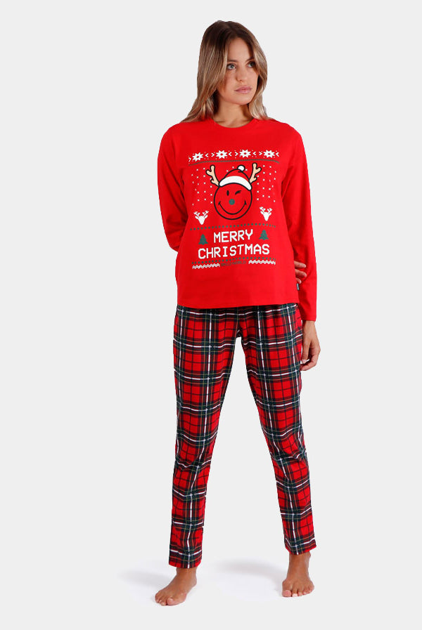 Pijama Navideño Mujer Smile