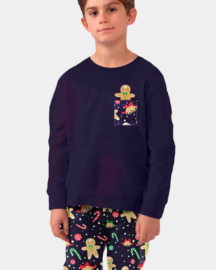 Pijama Navideño Niño Sharing Happiness