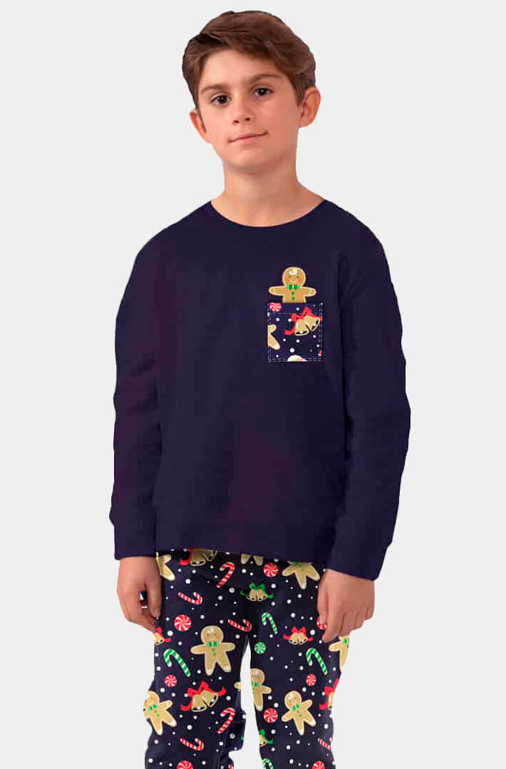 Pijama Navideño Niño Sharing Happiness