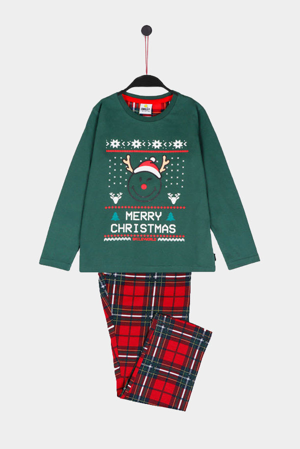 Pijama Navideño Niño Smile