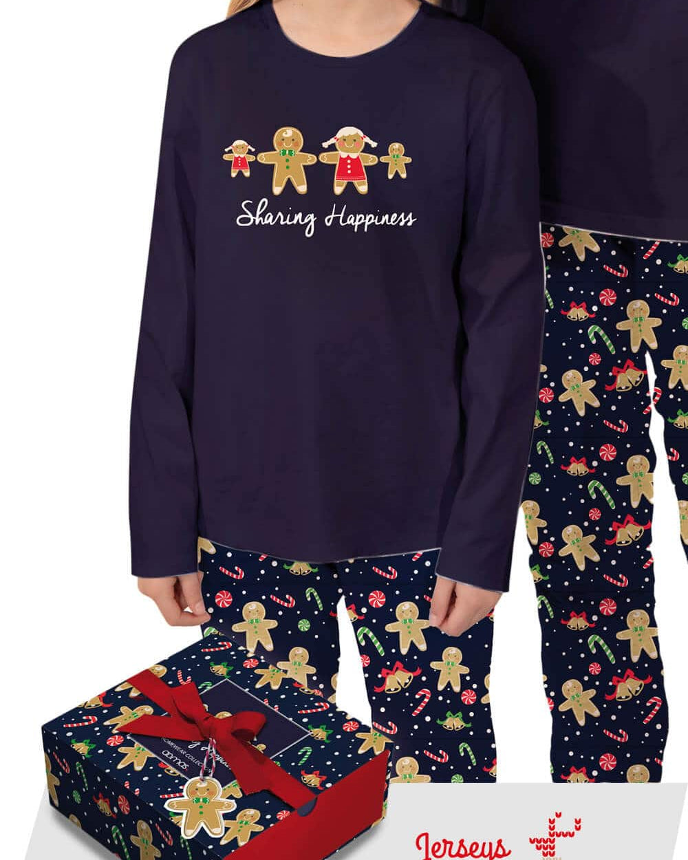 Pijama de Navidad Niña Sharing Happiness
