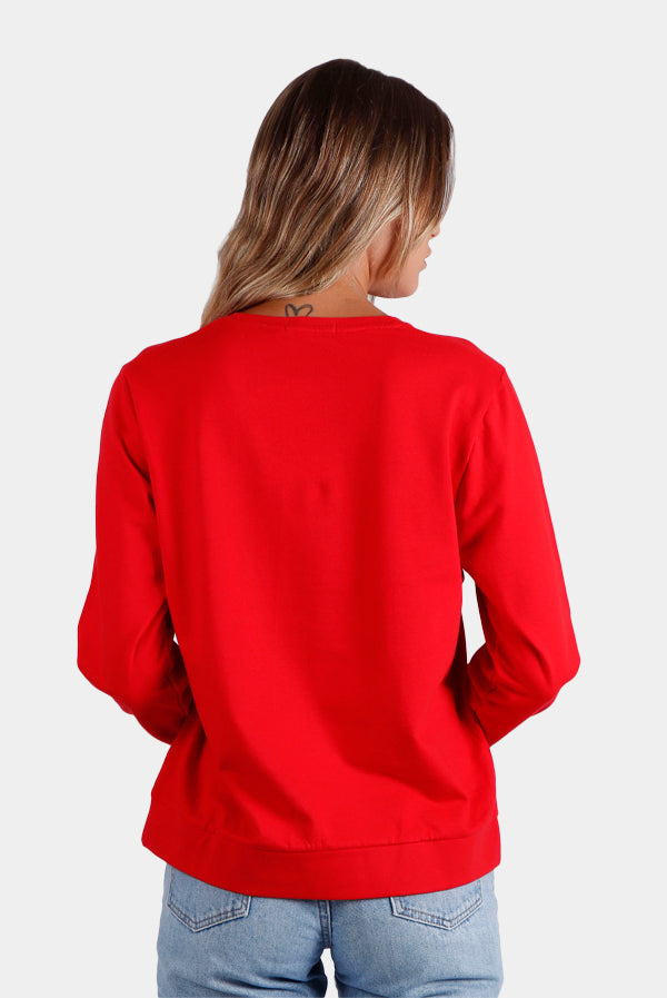 Sudadera Navideña Smile Mujer Espalda