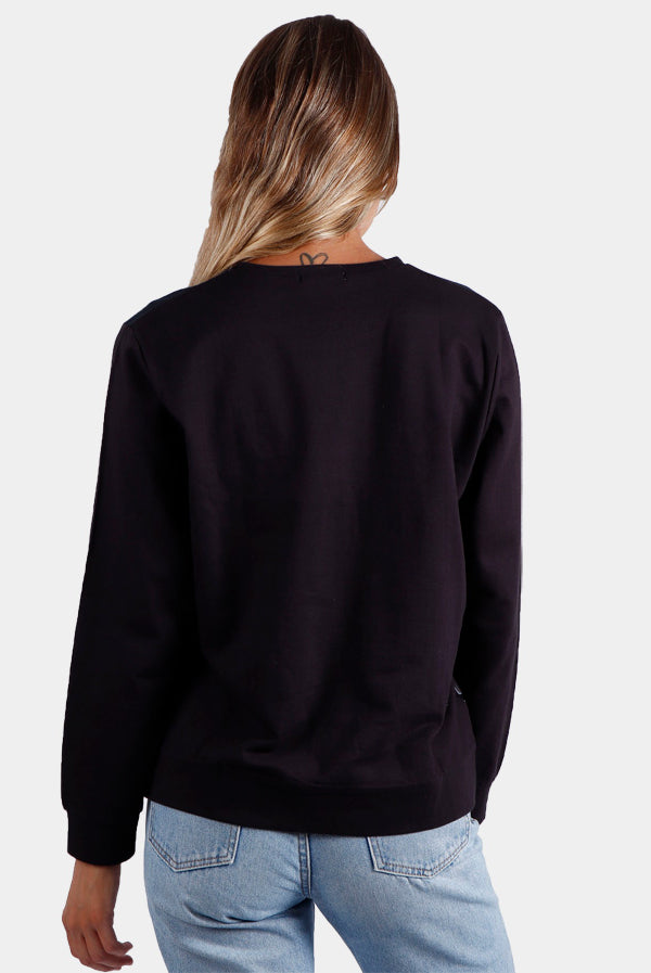 Sudadera Navideña Snow Tree Mujer Espalda