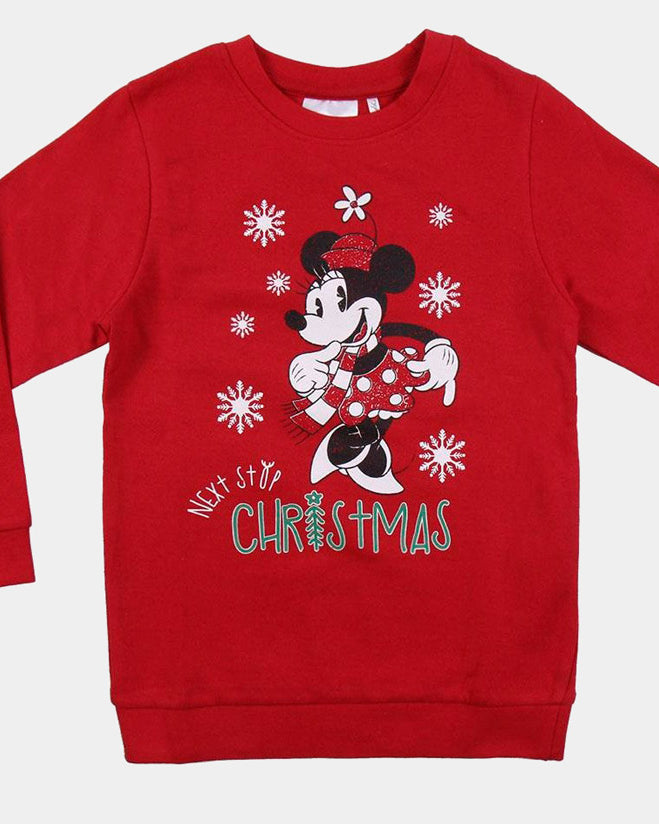 Sudadera de Navidad para Niña y Niño Minnie