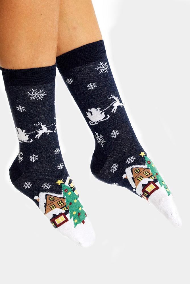 Calcetines de Navidad Unisex Alaska Mujer y Hombre
