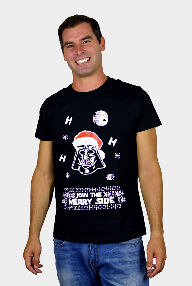 Camiseta de Navidad para Hombre Star Wars Darth Vader