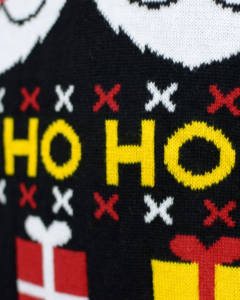 Jersey de Navidad para Familia Santa, Regalos y Muñecos Algodón Orgánico Detalle