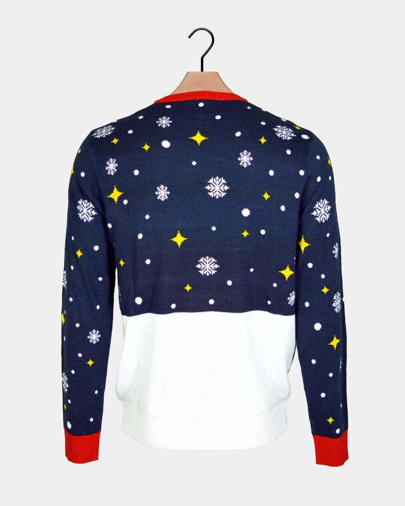 Jersey de Navidad Parejas Feliz Navidog Espalda