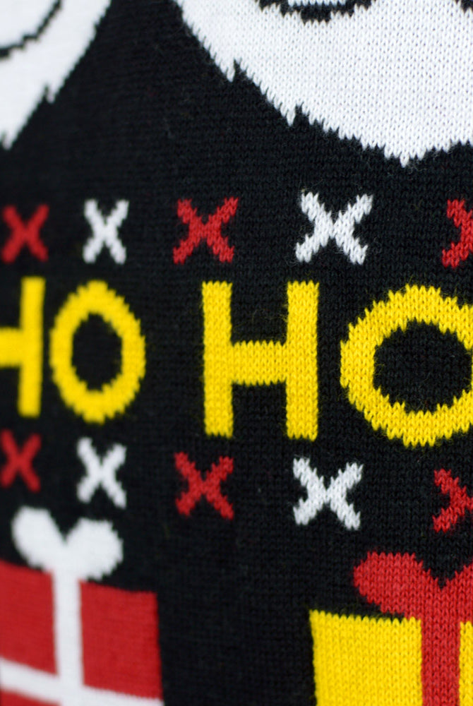 Jersey de Navidad Niña y Niño Santa Regalos Muñecos Algodón Orgánico Detalle