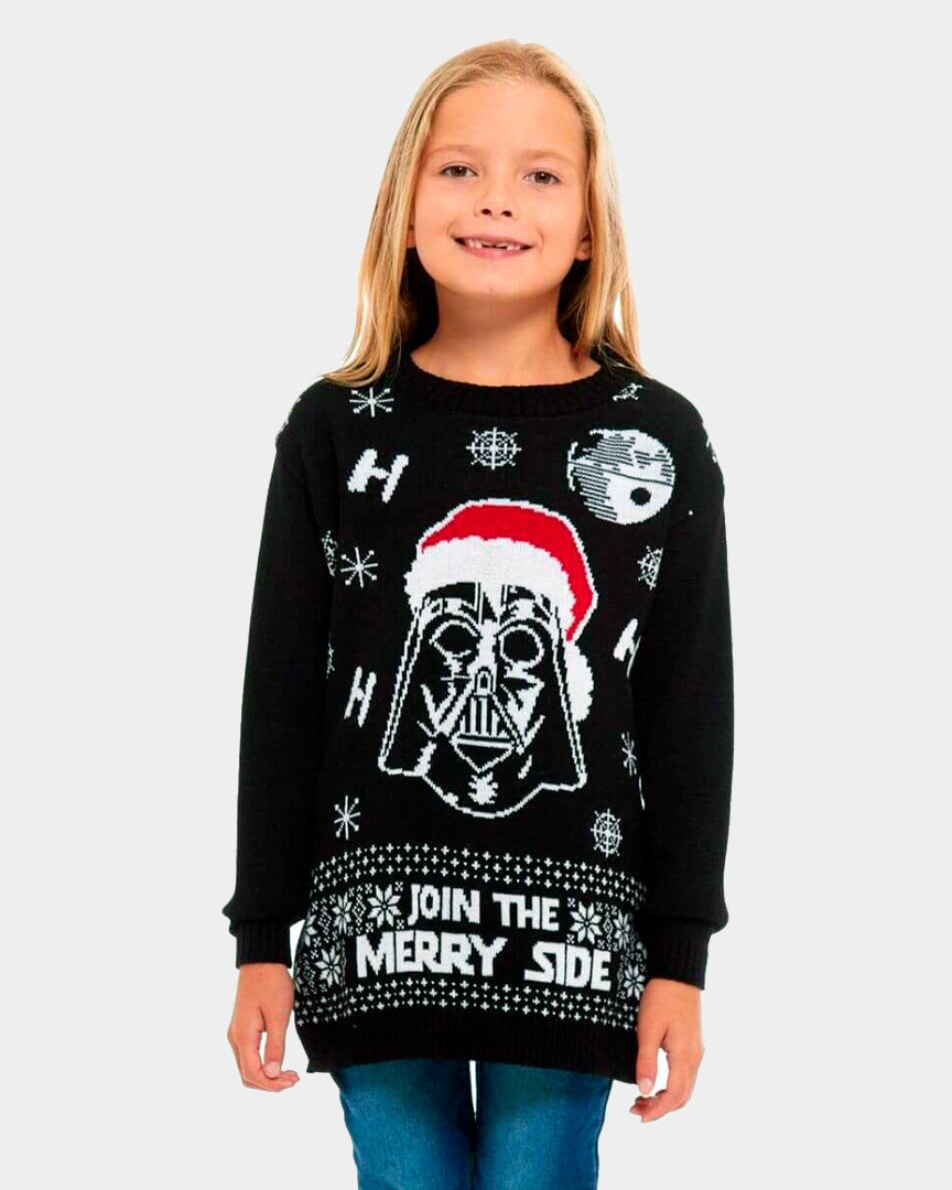Jersey de Navidad para Familia Star Wars Darth Vader Niña