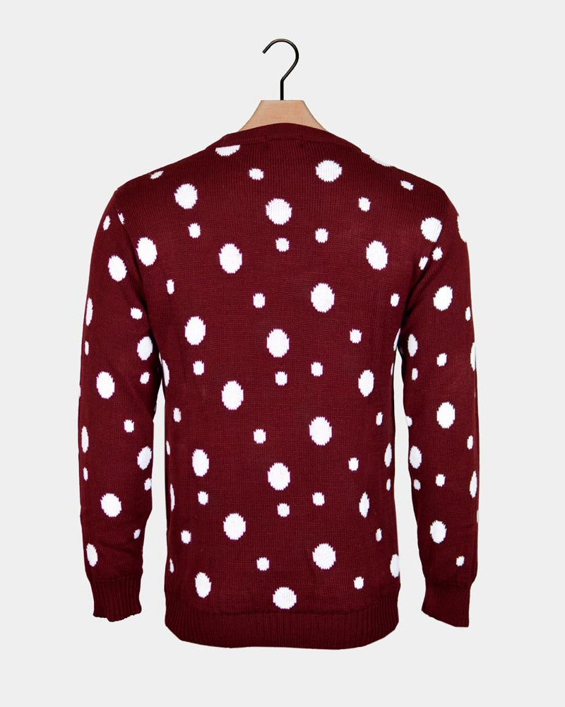 Jersey de Navidad para Mujer Reno Batman Papá Noel Superman Espalda