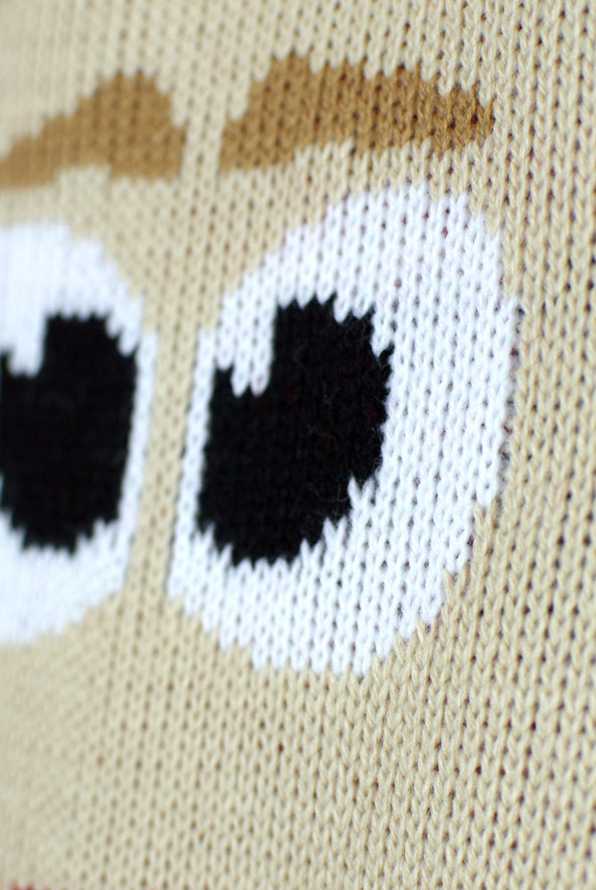 Jersey de Navidad para Niña y Niño Rojo con Reno Detalle