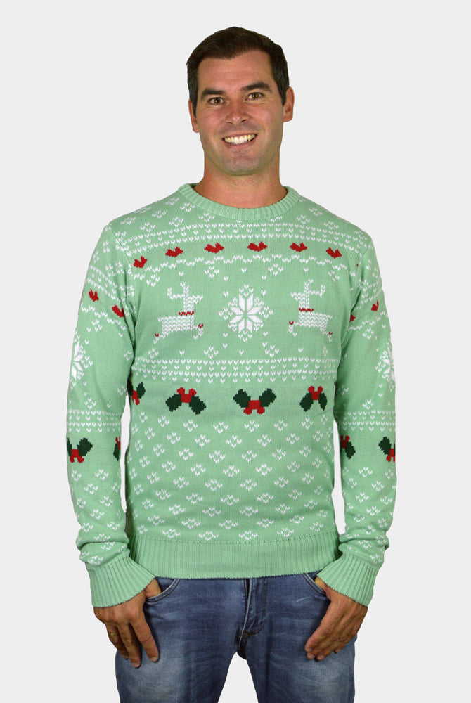 Jersey de Navidad Hombre Verde Sweet Christmas