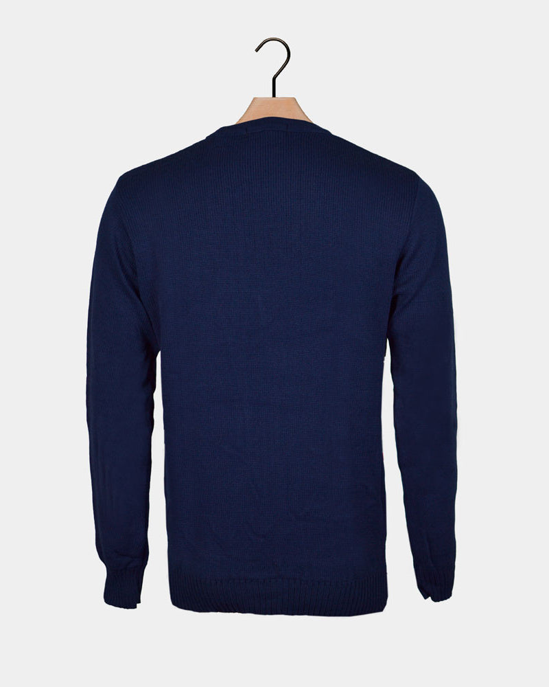 Jersey de Navidad Parejas Muñeco de Nieve en Trineo Espalda