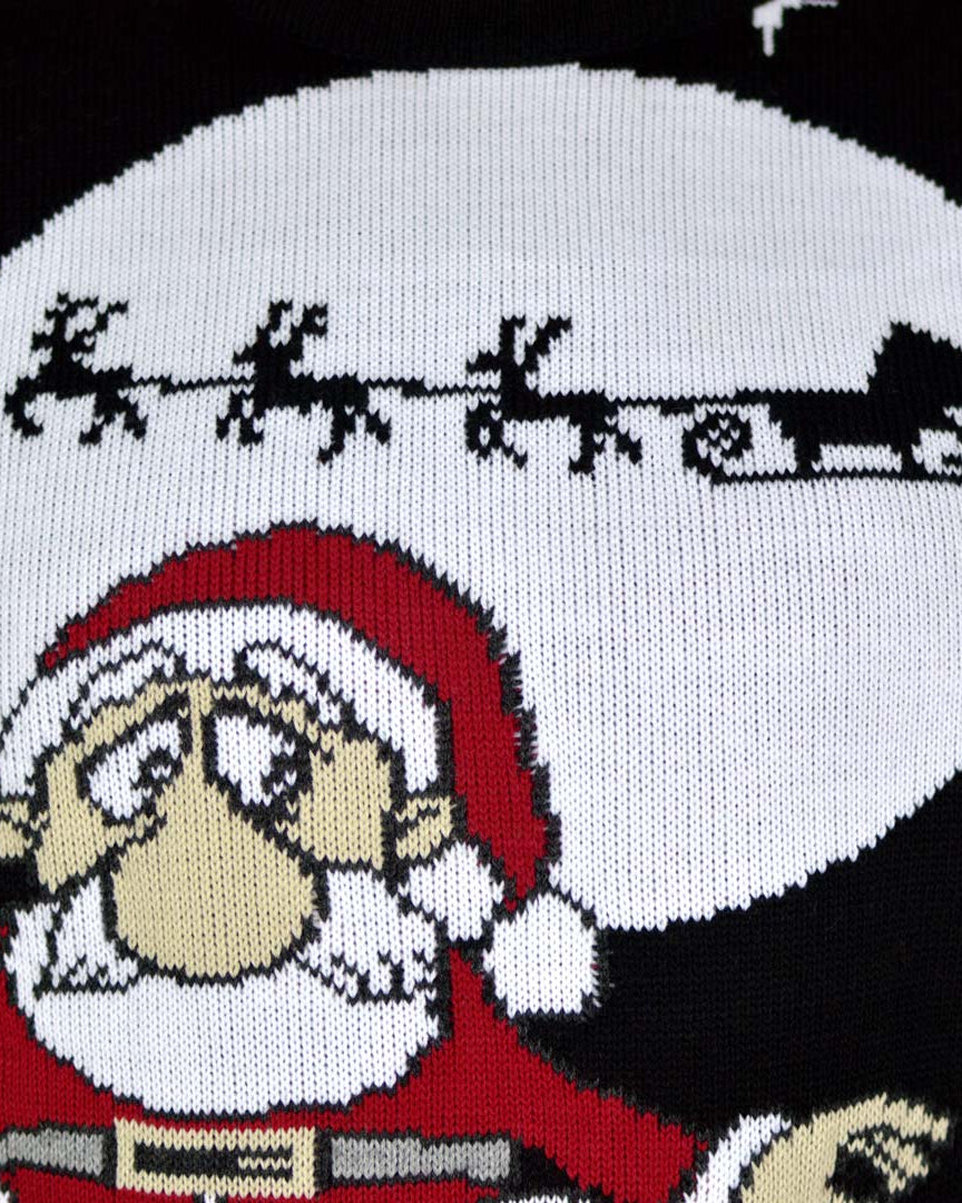 Jersey de Navidad Parejas Santa Descargando Detalle