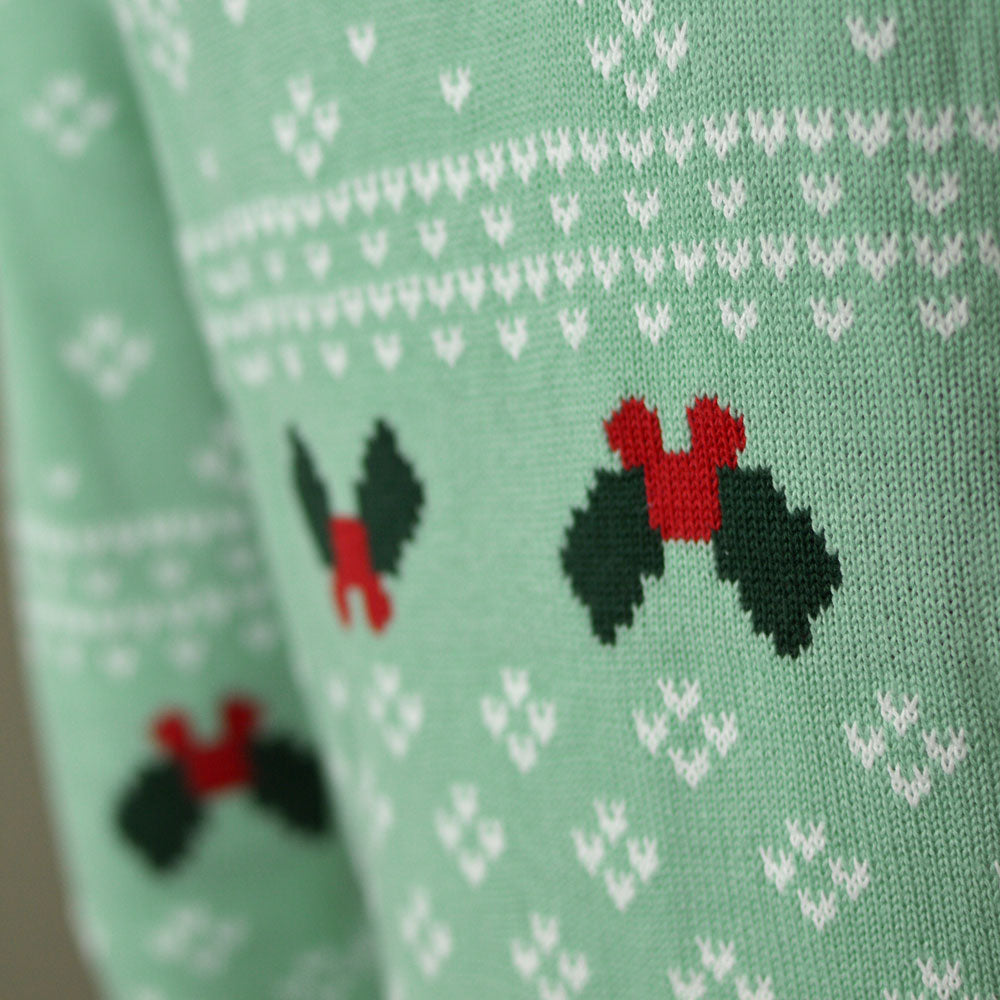 Jersey de Navidad Parejas Verde Sweet Christmas Detalle