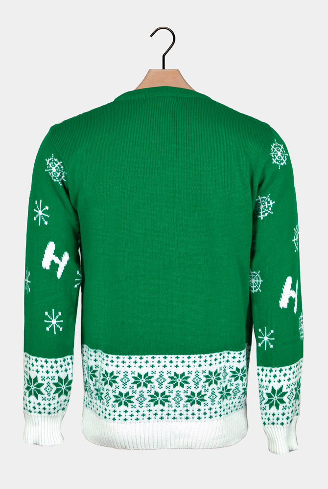 Jersey de Navidad Parejas Yoda Star Wars Espalda