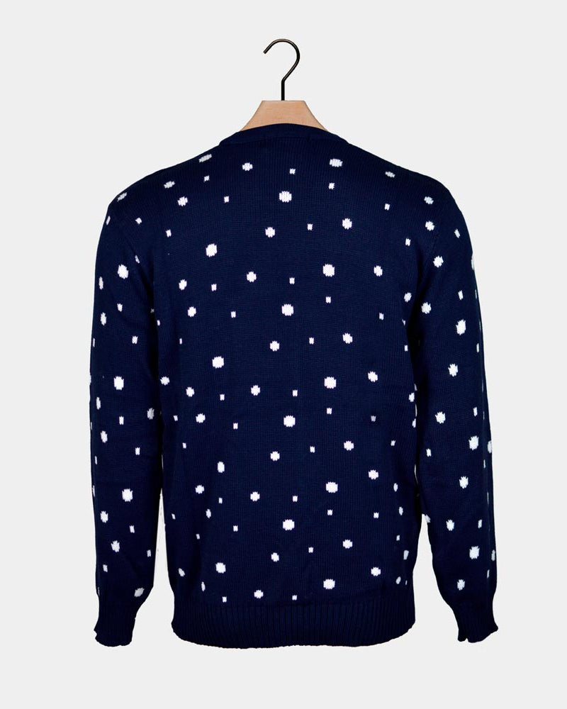 Jersey Navideño para Hombre Merry Christmas and Happy New Year Espalda