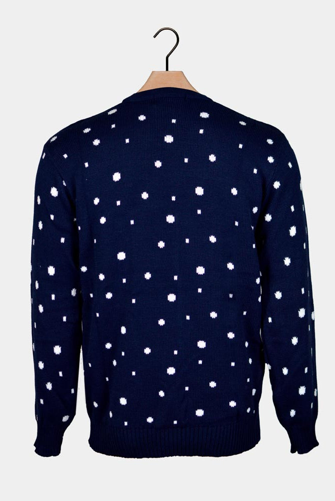 Jersey Navideño para Hombre Merry Christmas and Happy New Year Espalda