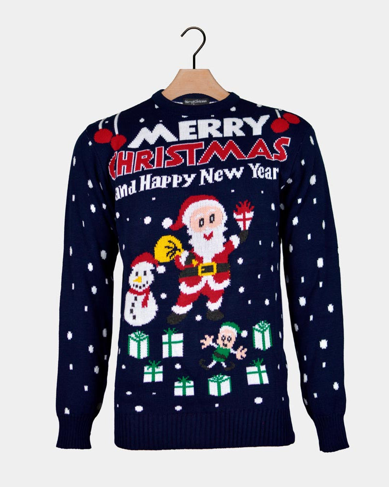 Jersey Navideño para Mujer Merry Christmas and Happy New Year