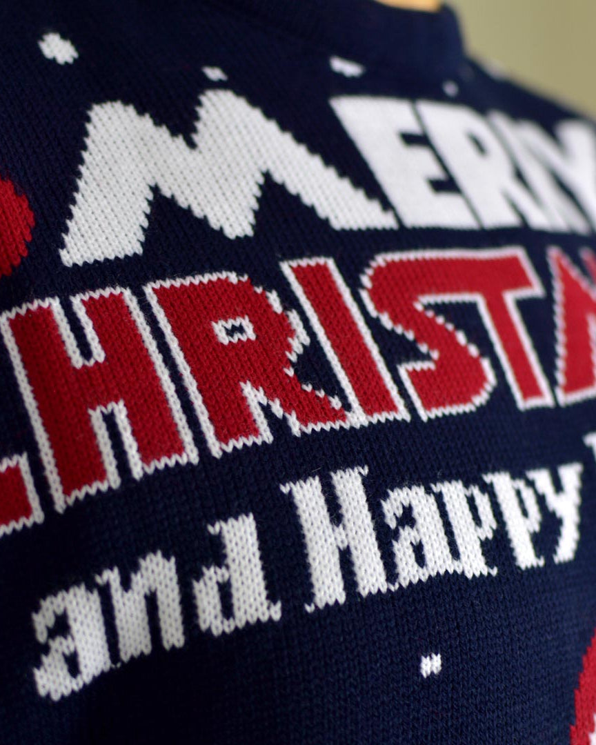 Jersey Navideño Parejas Merry Christmas and Happy New Year Dealle