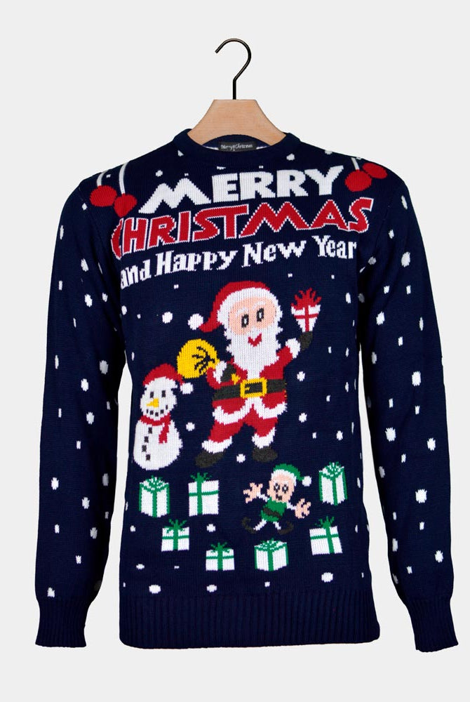 Jersey Navideño Parejas Merry Christmas and Happy New Year