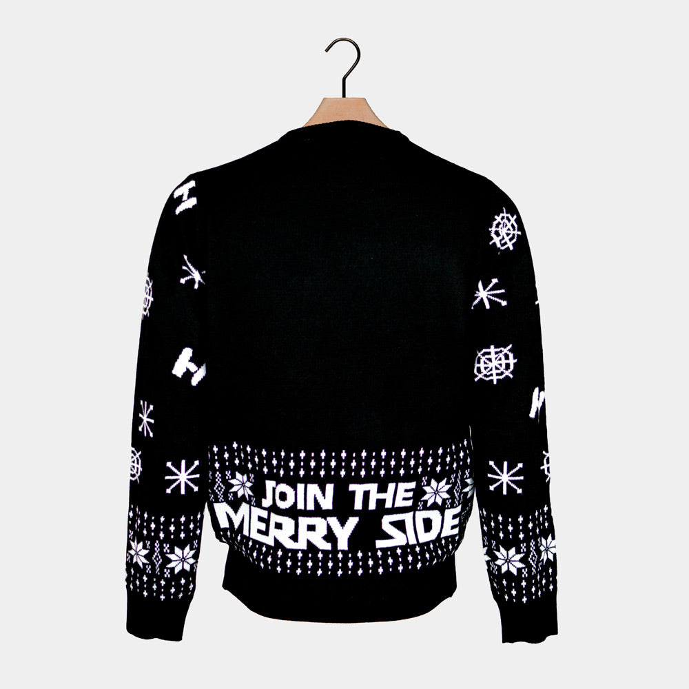 Jersey de Navidad para Familia Join The Merry Side espalda